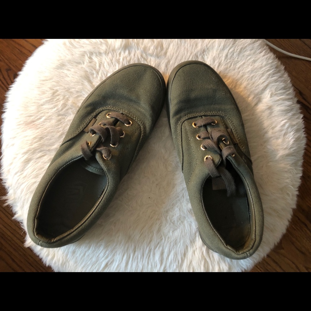 Olive green vans